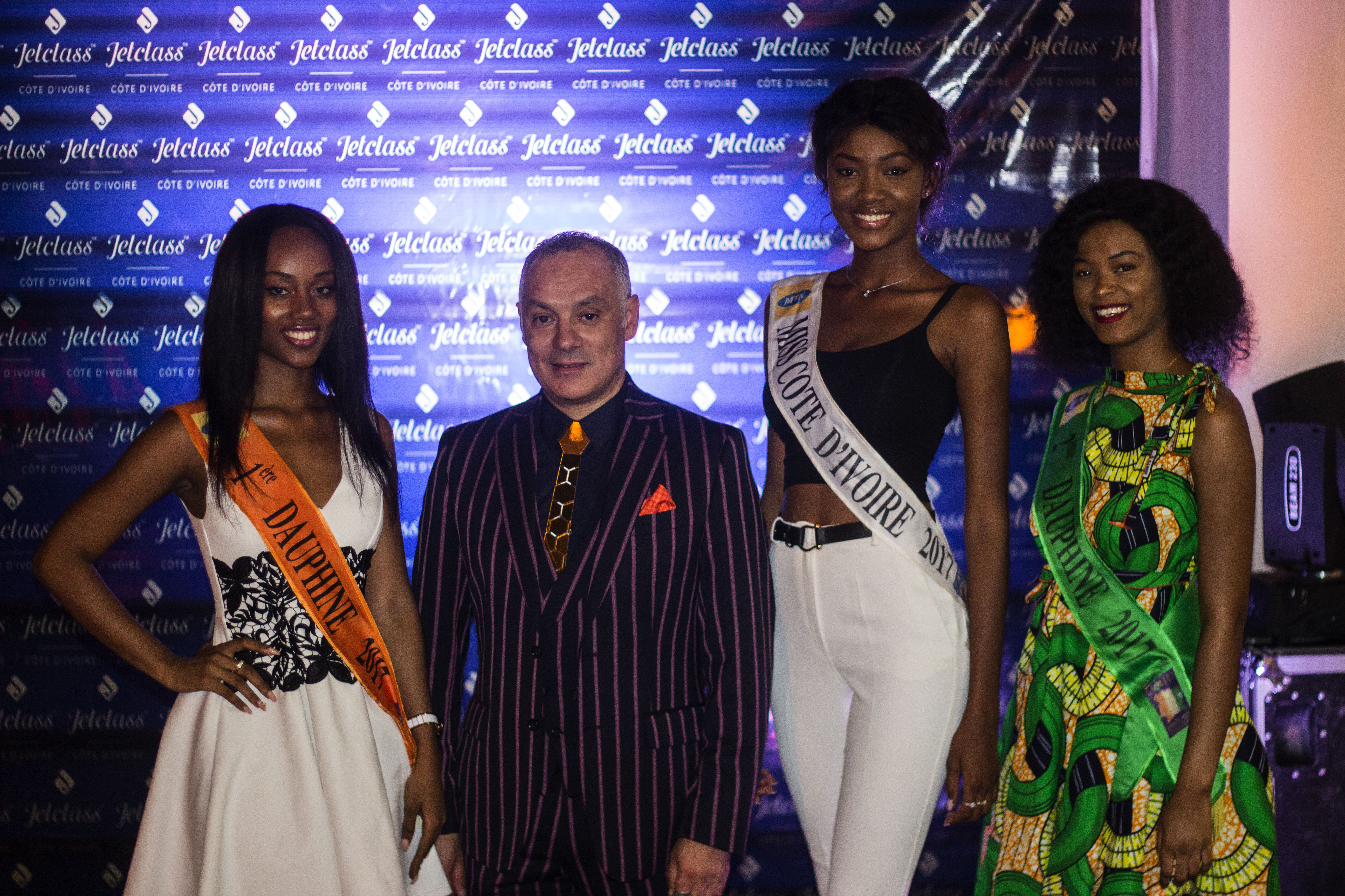 Mandjalia, Darlène et Ericka au lancement officiel de JETCLASS Côte d'Ivoire