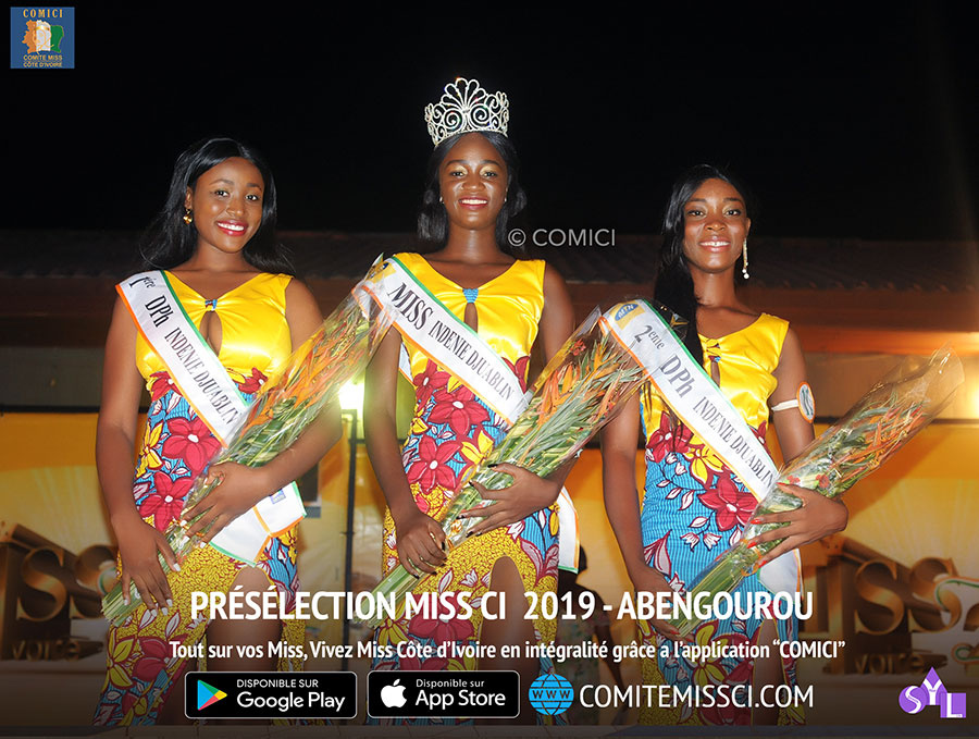 Miss Côte d'Ivoire 2019 - Abengourou : Sangaré Elvire, nouvelle princesse de Indénié