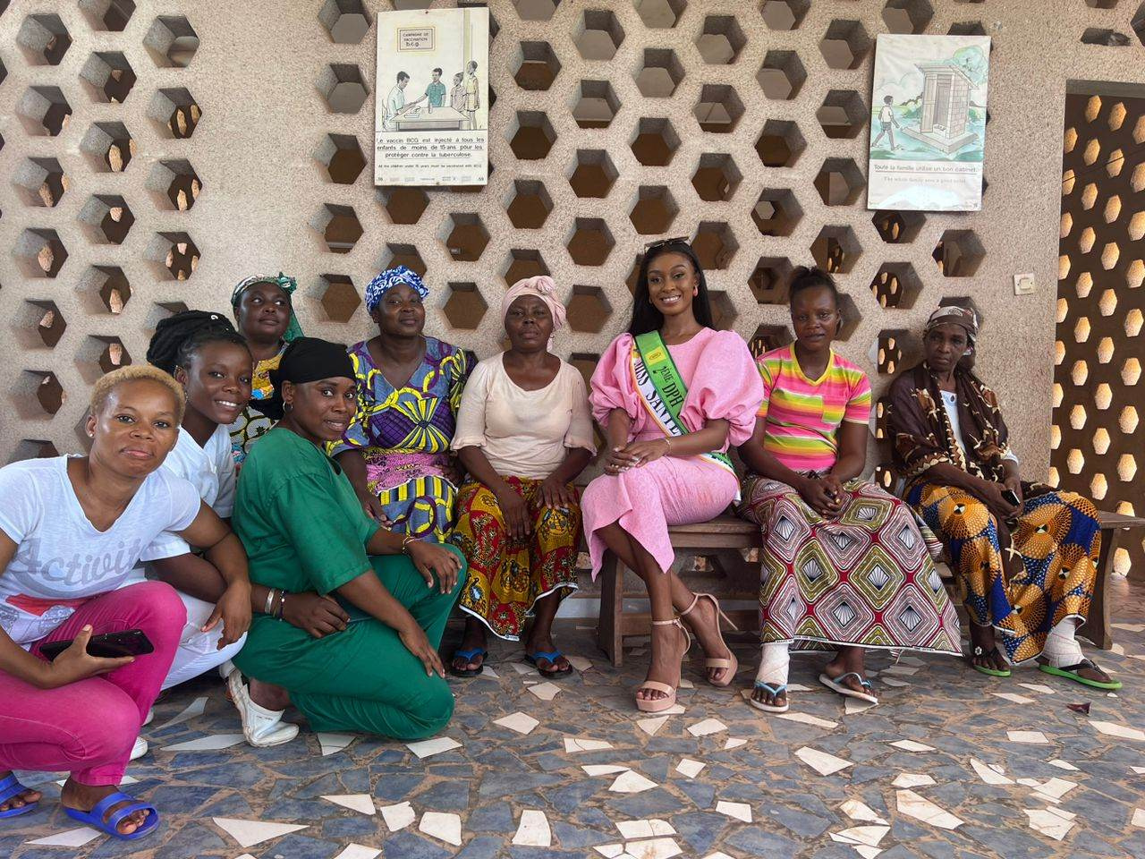 Miss CI 2023- San-Pedro/ Laurel Gnakpa soulage des malades de l'ulcère de buruli 